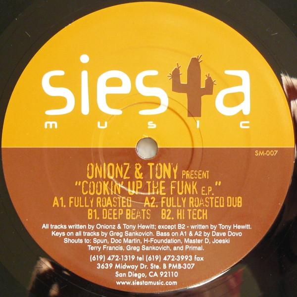 Onionz & Tony - Cookin' Up The Funk E.P.