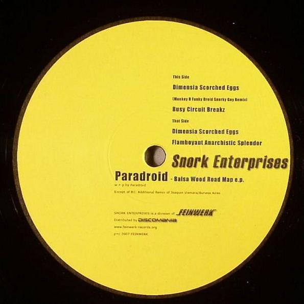 Paradroid - Balsa Wood Road Map E.P.