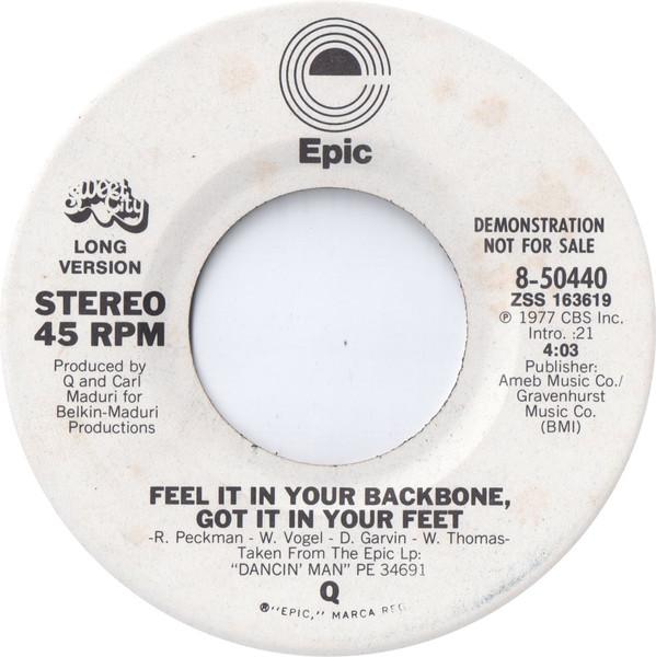 Q (36) - Feel It In Your Backbone, Got It In Your Feet