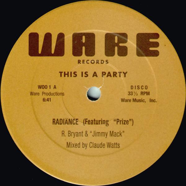 Radiänce - This Is A Party