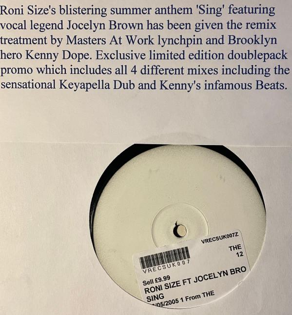 Roni Size - Sing (Kenny Dope Mixes)