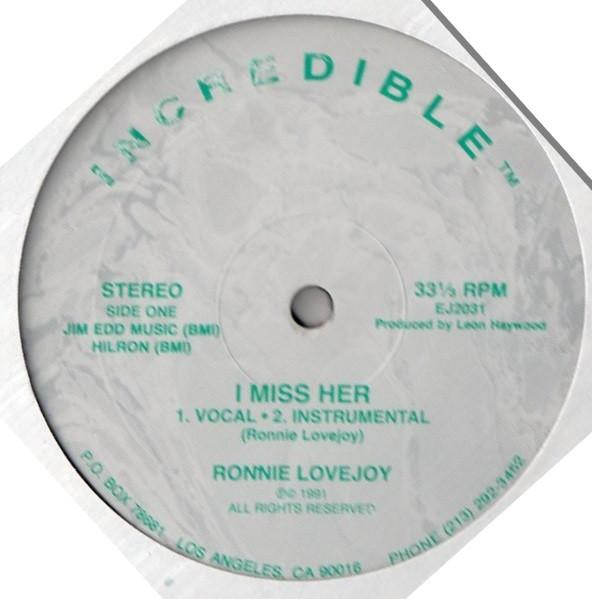 Ronnie Lovejoy - I Miss Her