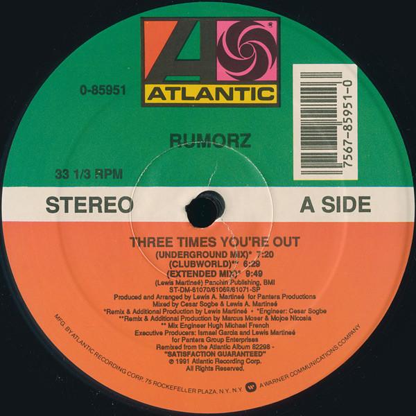Rumorz - Three Times You're Out