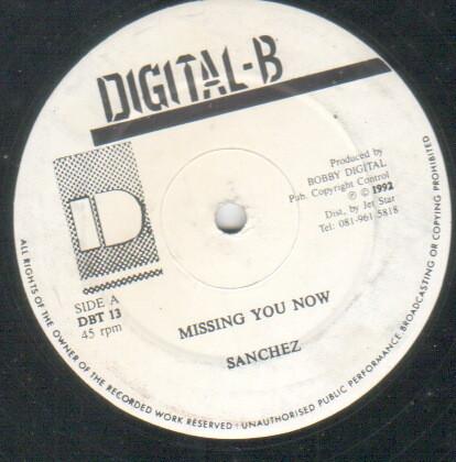 Sanchez - Missing You Now