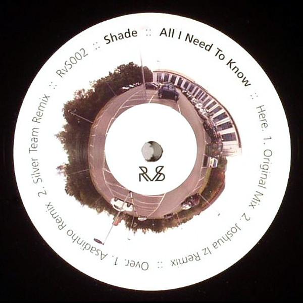 Shade (3) - All I Need To Know