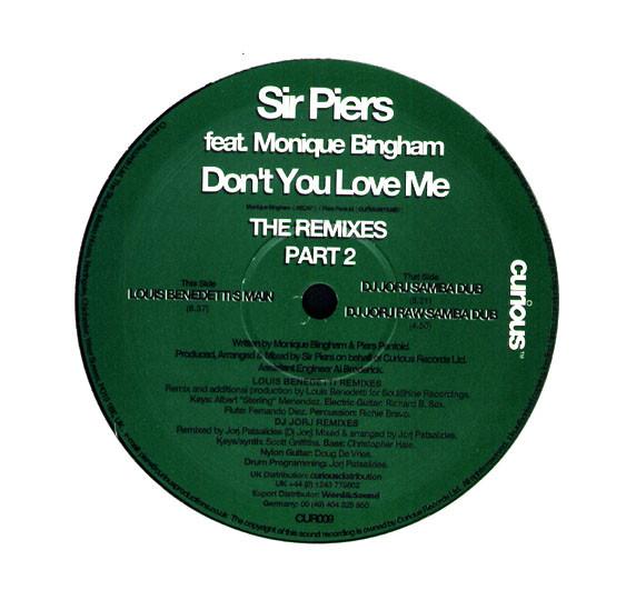 Sir Piers, Monique Bingham - Don't You Love Me (The Remixes Part 2)