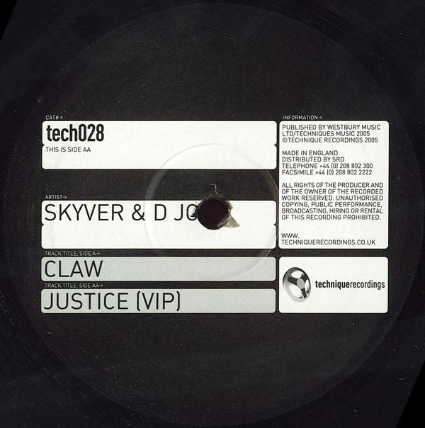 Skyver & D Jon - Claw / Justice (VIP)