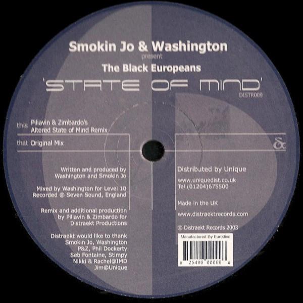 Smokin' Jo, Ian Washington Barclay-Jones, The Black Europeans - State Of Mind