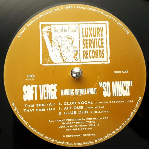 Soft Verge (2), Anthony Wright - So Much