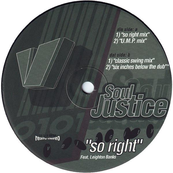 Soul Justice, Leighton Banks - So Right