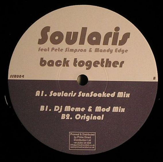 Soularis, Mandy Edge, Pete Simpson (2) - Back Together