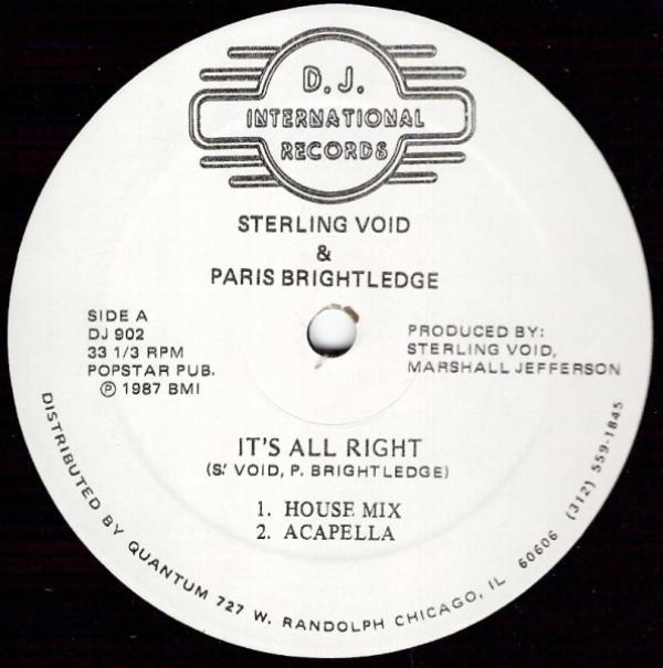 Sterling Void, Paris Brightledge - It's All Right