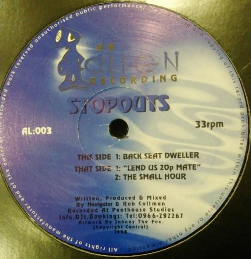 Stopouts - Back Seat Dweller E.P