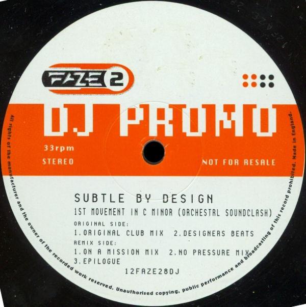 Subtle By Design - 1st Movement In C Minor (Orchestrl Soundclash)