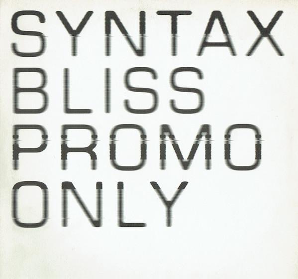 Syntax (4) - Bliss
