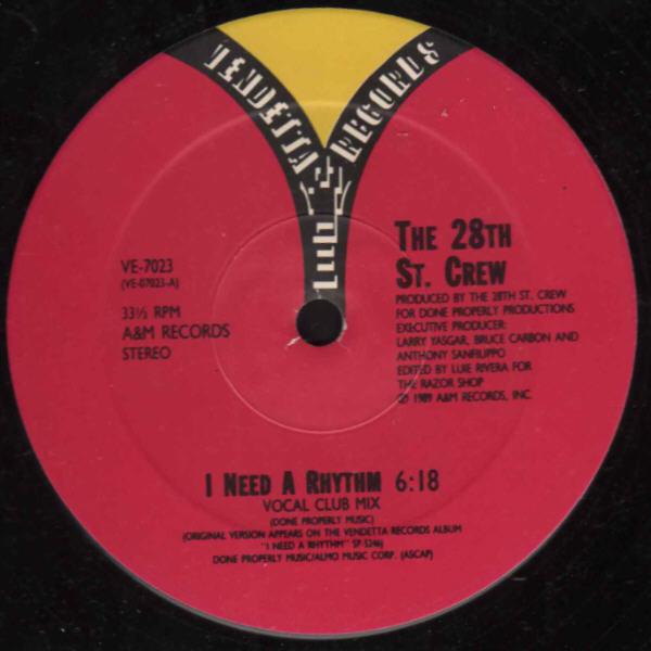 The 28th Street Crew - I Need A Rhythm