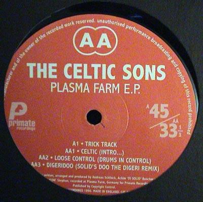 The Celtic Sons - Plasma Farm E.P.