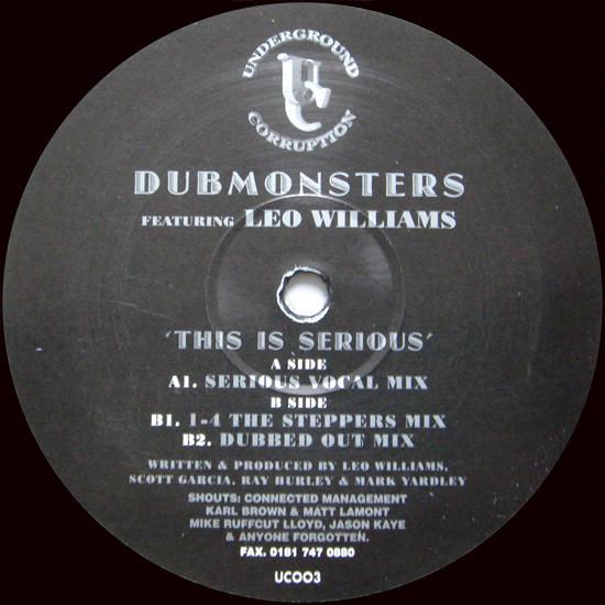 The Dub Monsters, Leo Williams - This Is Serious