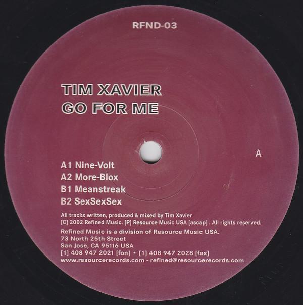 Tim Xavier - Go For Me