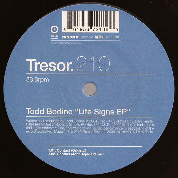 Todd Bodine - Life Signs EP