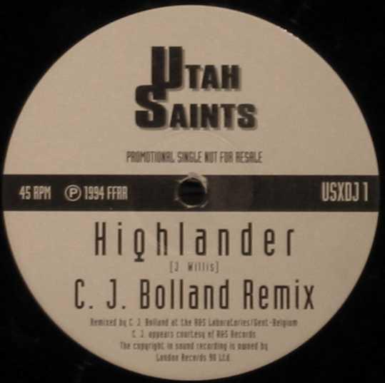 Utah Saints - Highlander (C. J. Bolland Remix)