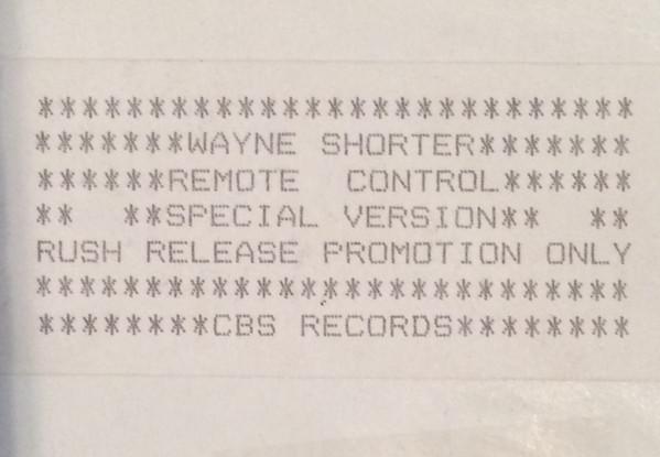 Wayne Shorter - Remote Control