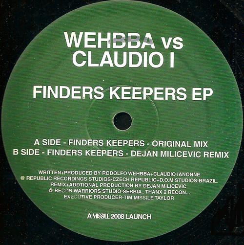 Wehbba, Claudio I - Finders Keepers EP