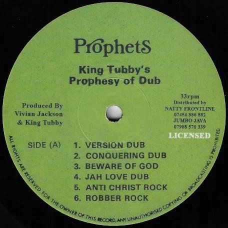 Yabby You - King Tubby's Prophesy Of Dub