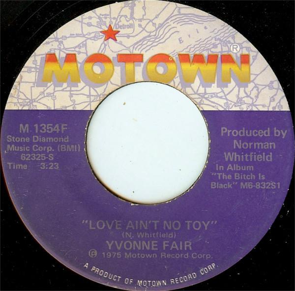 Yvonne Fair - Love Ain't No Toy / You Can't Judge A Book By It's Cover