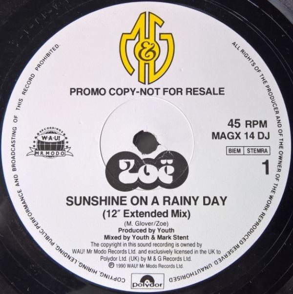 Zoë - Sunshine On A Rainy Day